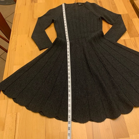 Armani Exchange dark grey merino knit wool dress size XS/TP//EP - Picture 10 of 16